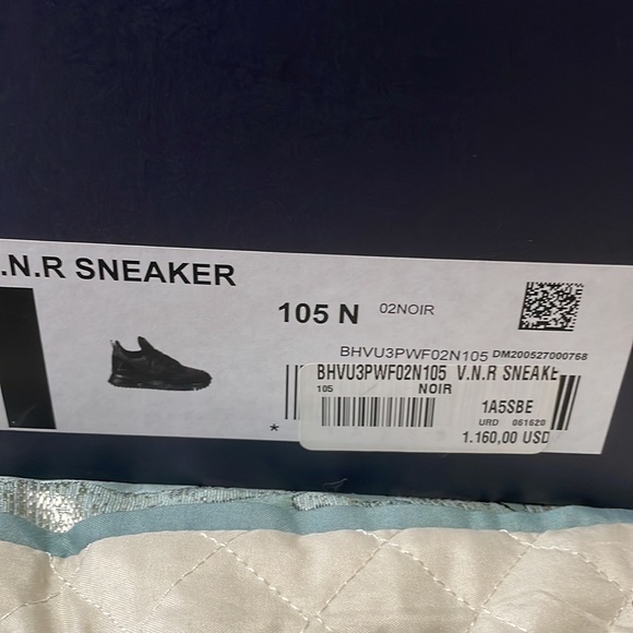 louis vuitton vnr sneaker black/noir size 45 - Picture 5 of 5